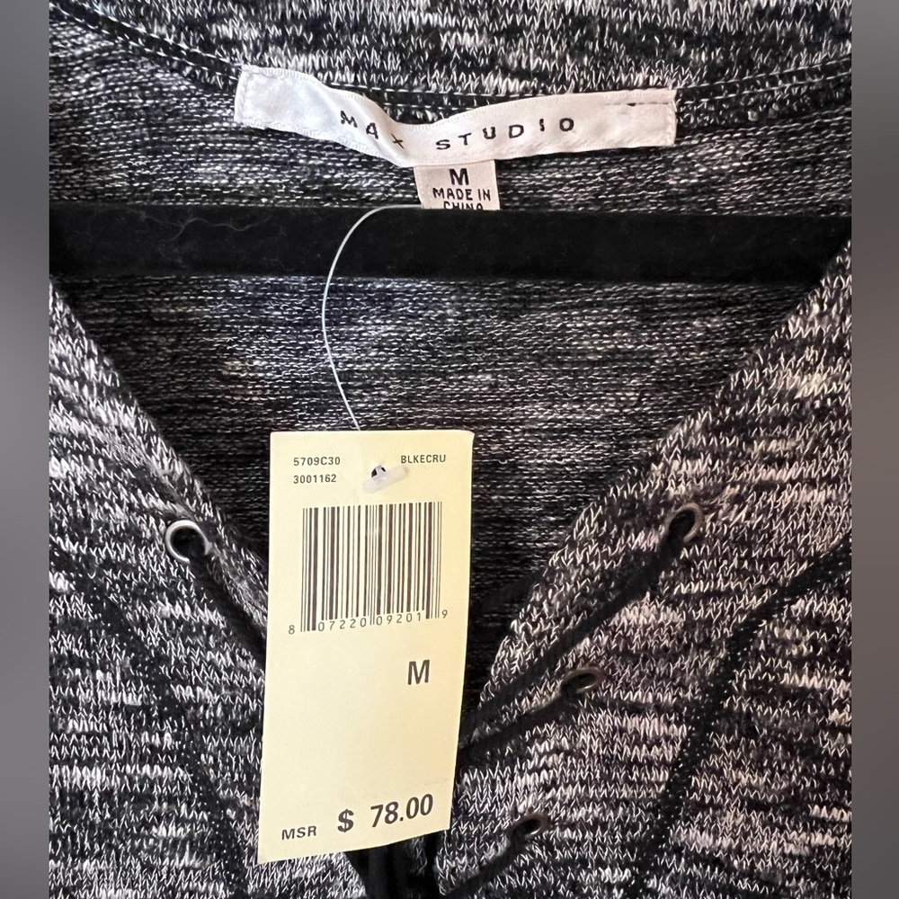NWT MAX STUDIO LONG SLEEVE TUNIC - Picture 6 of 6